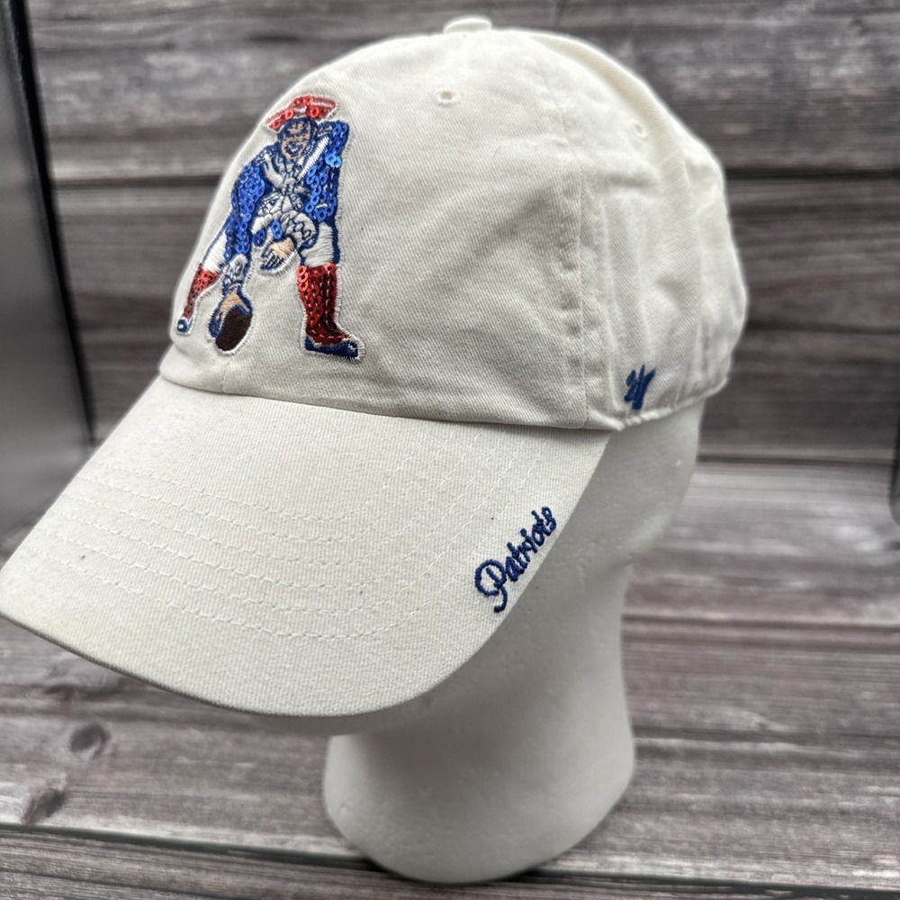 New England Patriots'47 Brand Gridiron Classics Sequins Legacy Hat Adjustable